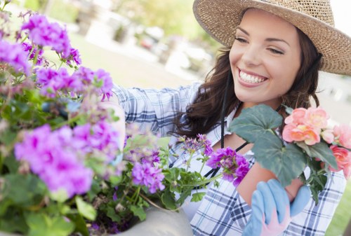 Professional hedge cutting in Eden Park for healthy growth